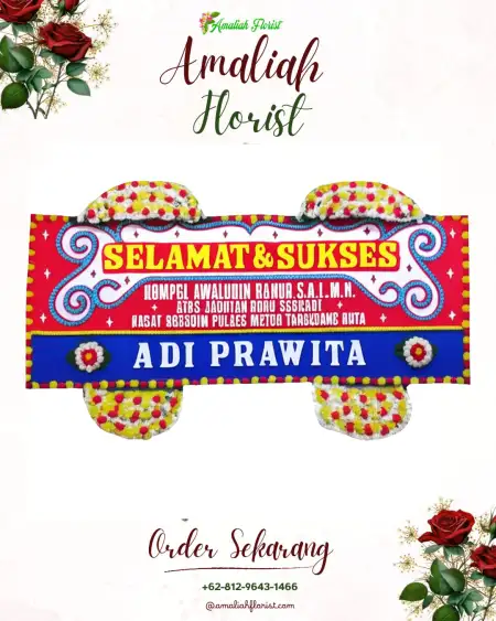 Papan Bunga Ucapan Selamat Sadewata